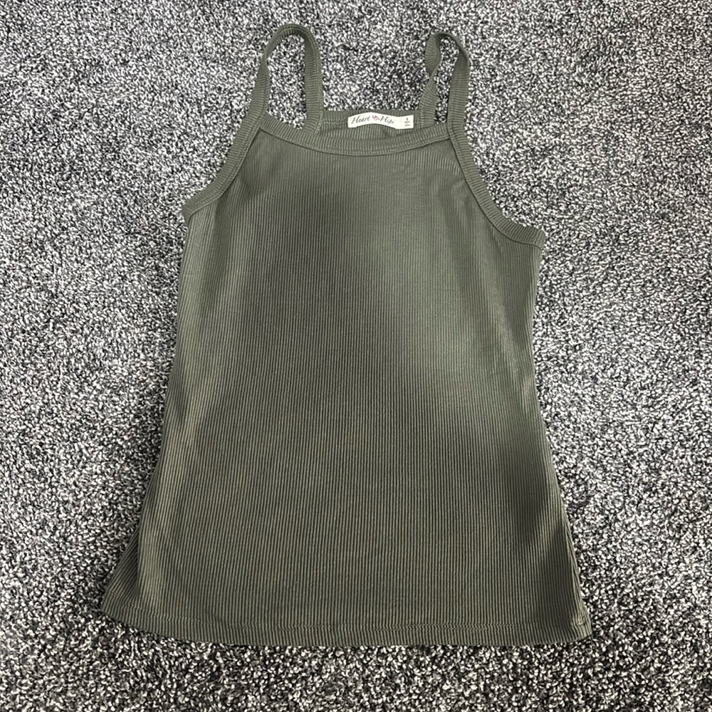 Army green tank top